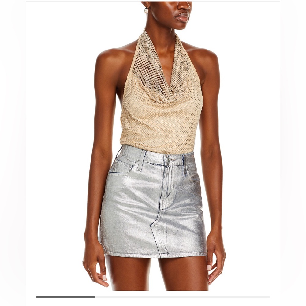 Aqua Mesh Chain Top